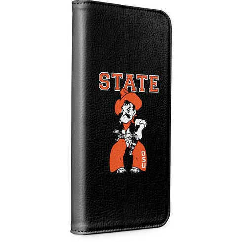 Oklahoma State University OSU Cowboys Orange iPhone 15 Pro Max Folio Case