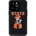 Oklahoma State University OSU Cowboys Orange iPhone 15 Pro Waterproof Case