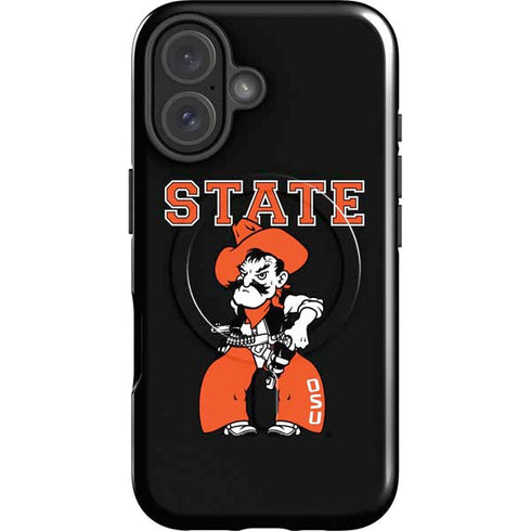 Oklahoma State University OSU Cowboys Orange iPhone 16 Magsafe Impact Case