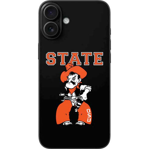 Oklahoma State University OSU Cowboys Orange iPhone 16 Plus Skin