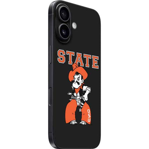 Oklahoma State University OSU Cowboys Orange iPhone 16 Plus Skin