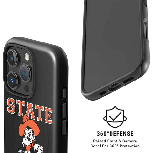 Oklahoma State University OSU Cowboys Orange iPhone 16 Pro Magsafe Impact Case