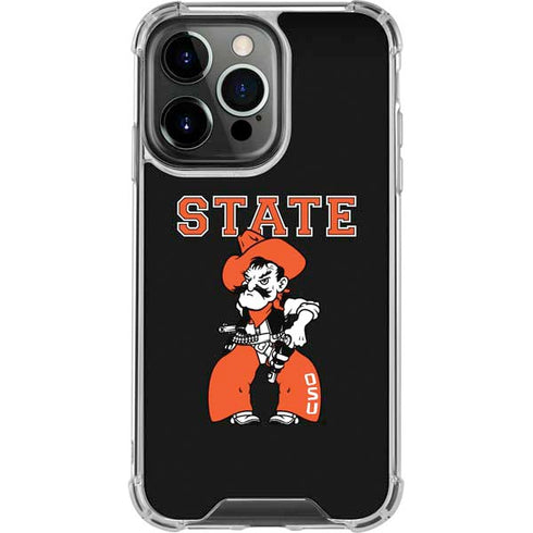 Oklahoma State University OSU Cowboys Orange iPhone 16 Pro Max Clear Case