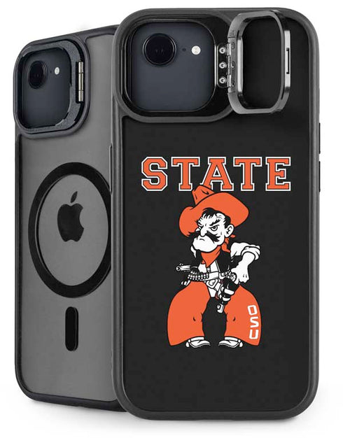 Oklahoma State University OSU Cowboys Orange iPhone 16e Kickstand Case