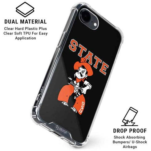Oklahoma State University OSU Cowboys Orange iPhone 16e Clear Case
