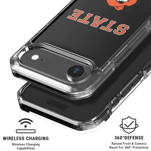 Oklahoma State University OSU Cowboys Orange iPhone 17 Air Clear Case