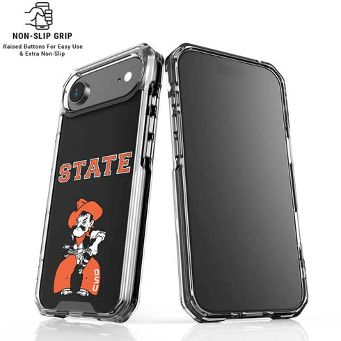 Oklahoma State University OSU Cowboys Orange iPhone 17 Air Clear Case