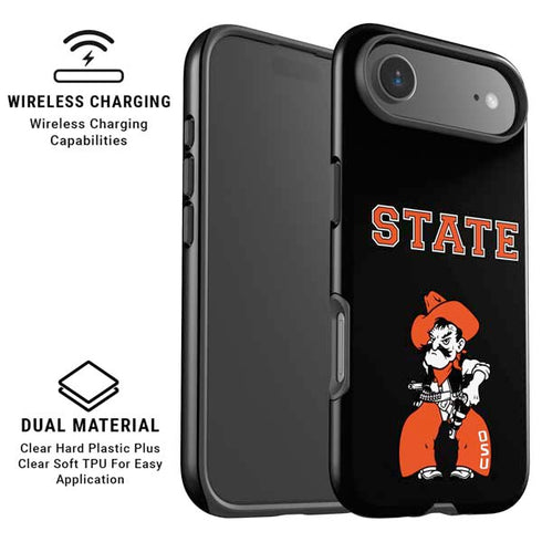 Oklahoma State University OSU Cowboys Orange iPhone 17 Air Magsafe Impact Case
