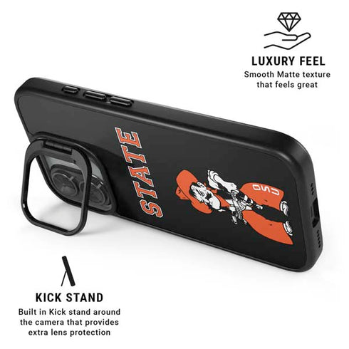 Oklahoma State University OSU Cowboys Orange iPhone 17 Kickstand Case
