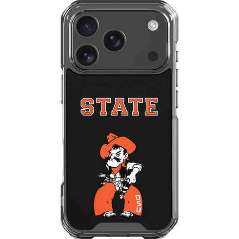 Oklahoma State University OSU Cowboys Orange iPhone 17 Pro Clear Case