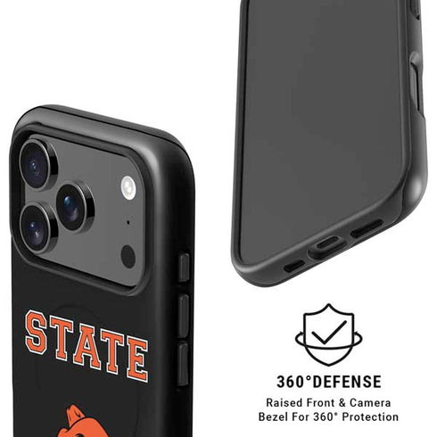 Oklahoma State University OSU Cowboys Orange iPhone 17 Pro Max Magsafe Impact Case