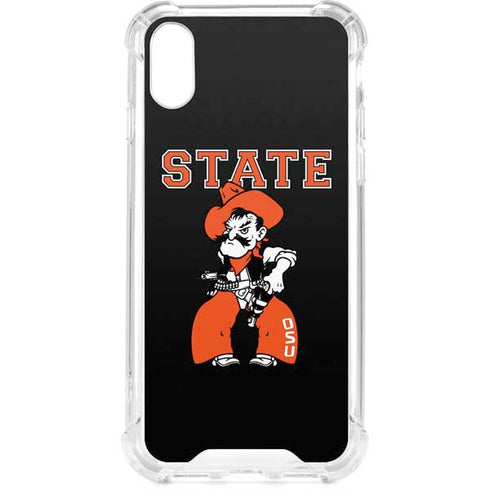Oklahoma State University OSU Cowboys Orange iPhone XS Clear Case