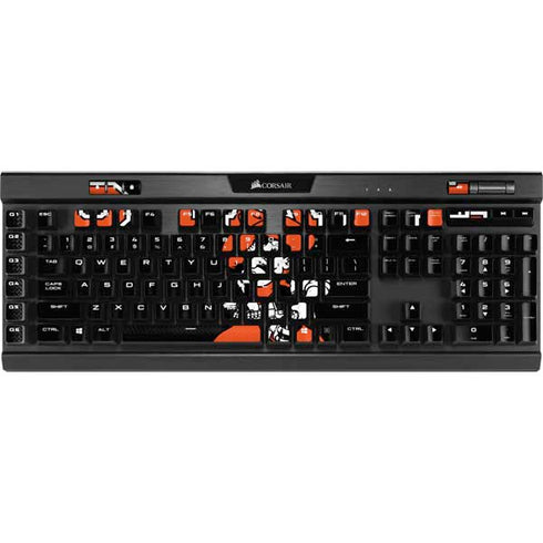 Oklahoma State University OSU Cowboys Orange K95 RGB PLATINUM Mechanical Gaming Keyboard Skin