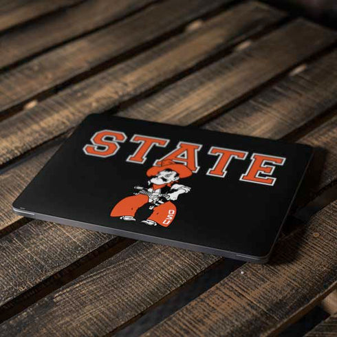 Oklahoma State University OSU Cowboys Orange Apple MacBook Air Skin