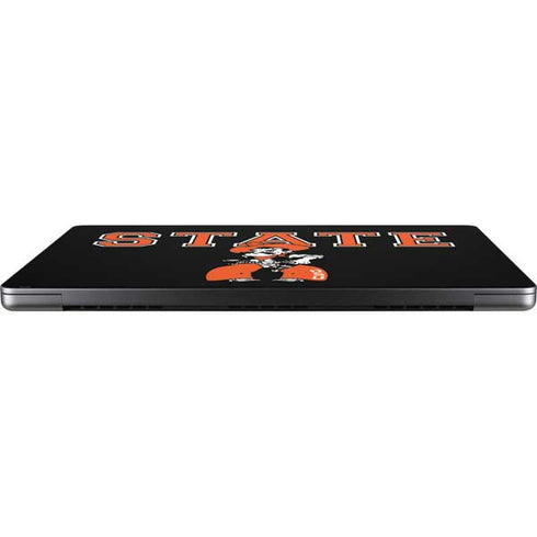 Oklahoma State University OSU Cowboys Orange Apple MacBook Pro 14-inch Skin