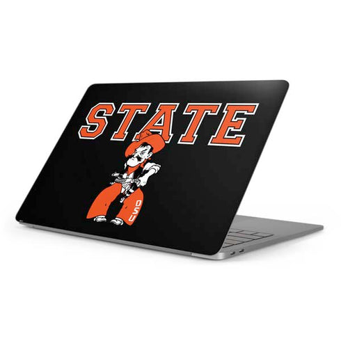 Oklahoma State University OSU Cowboys Orange Apple MacBook Pro 16-inch Skin