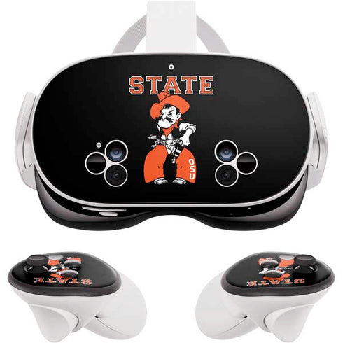 Oklahoma State University OSU Cowboys Orange Meta Quest 3S Skin