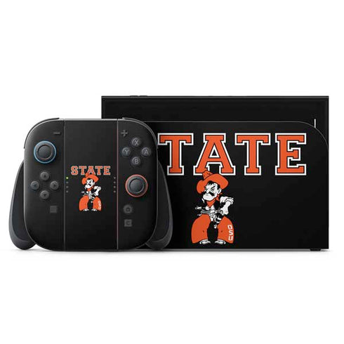 Oklahoma State University OSU Cowboys Orange Nintendo Skins