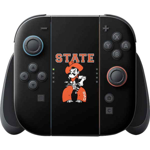 Oklahoma State University OSU Cowboys Orange Nintendo Switch 2 (2025) Joy-Con Controller Skin