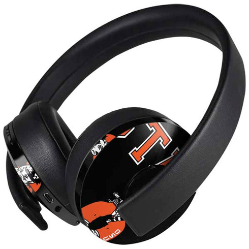 Oklahoma State University OSU Cowboys Orange PlayStation 4 Gold Wireless Headset Skin
