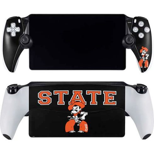 Oklahoma State University OSU Cowboys Orange PlayStation Portal Remote Player Skin