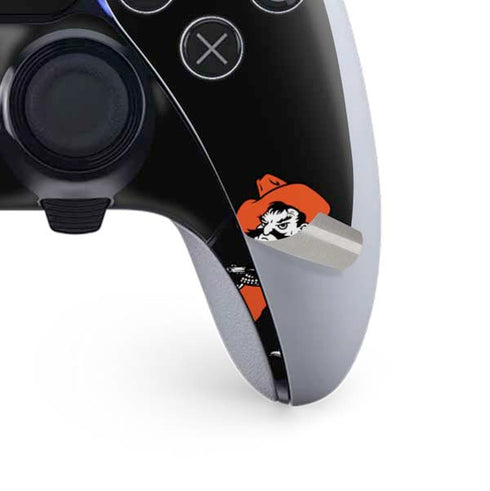 Oklahoma State University OSU Cowboys Orange PS5 DualSense Edge Pro Controller Skin