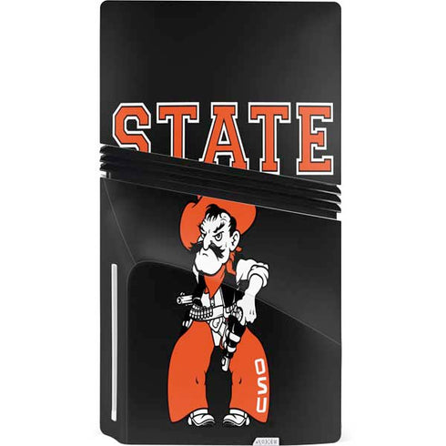 Oklahoma State University OSU Cowboys Orange PS5 Pro Disk Bundle Skin