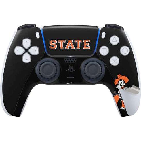 Oklahoma State University OSU Cowboys Orange PS5 Pro Disk Bundle Skin