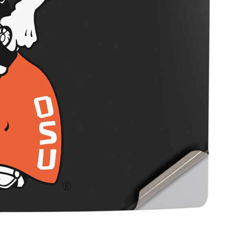 Oklahoma State University OSU Cowboys Orange PS5 Pro Disk Console Skin