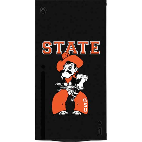 Oklahoma State University OSU Cowboys Orange XBox Series X Digital Edition Console Skin