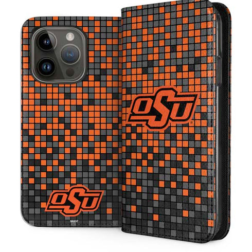 Oklahoma State University OSU Digi iPhone 15 Pro Folio Case