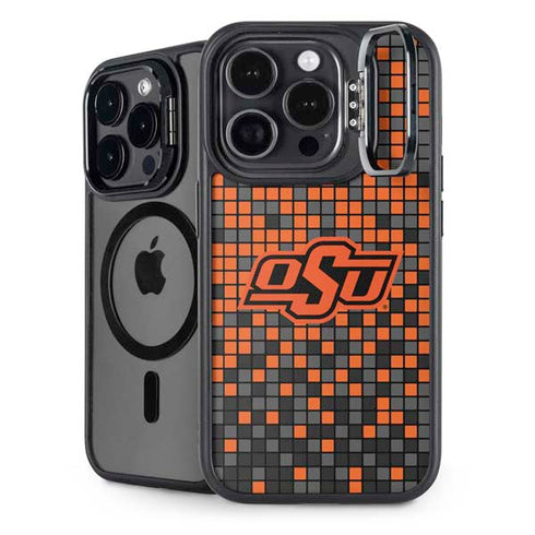 Oklahoma State University OSU Digi iPhone 15 Pro Kickstand Case