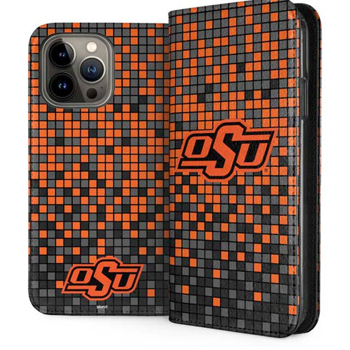Oklahoma State University OSU Digi iPhone 15 Pro Max Folio Case