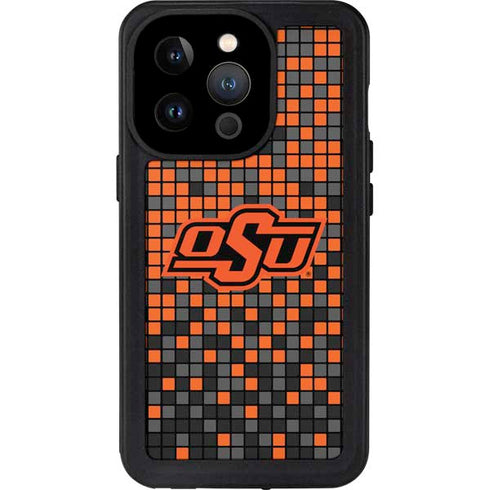 Oklahoma State University OSU Digi iPhone 15 Pro Waterproof Case