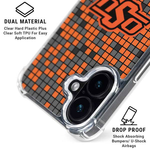 Oklahoma State University OSU Digi iPhone 16 Clear Case