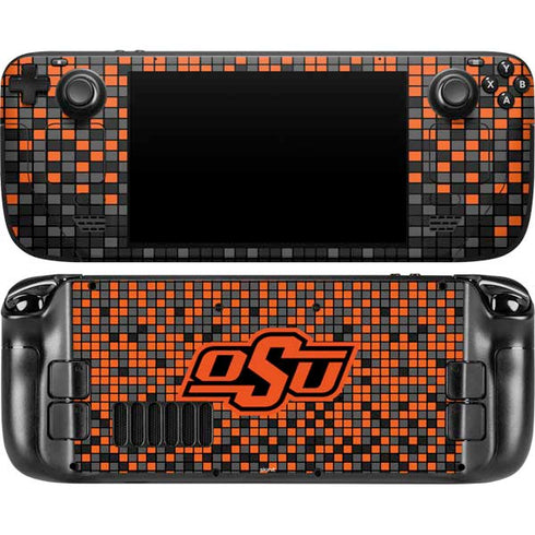 Oklahoma State University OSU Digi Steam Deck Handheld Gaming Computer OLED Skin