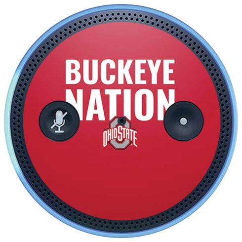 Ohio State University The Ohio State Buckeyes Amazon Echo Skin