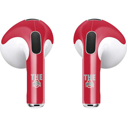 Ohio State University The Ohio State Buckeyes Apple AirPods (3rd Gen 2021) Skin