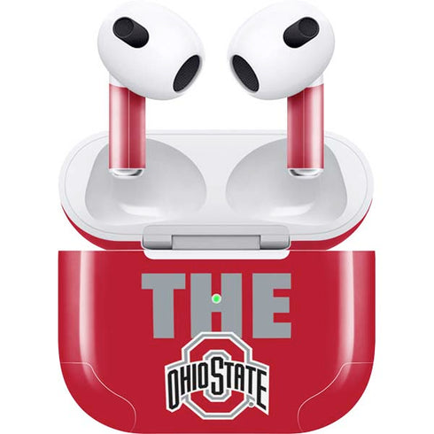Ohio State University The Ohio State Buckeyes Apple AirPods (3rd Gen 2021) Skin