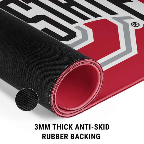 Ohio State University The Ohio State Buckeyes Gaming Mouse Pad