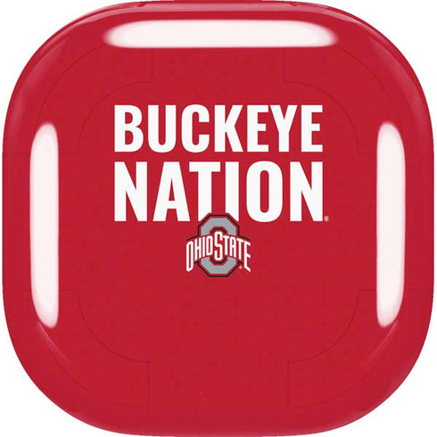 Ohio State University The Ohio State Buckeyes Galaxy Buds Live Skin