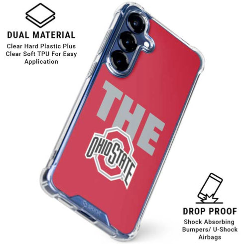 Ohio State University The Ohio State Buckeyes Galaxy S25 Clear Case