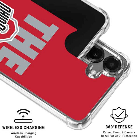 Ohio State University The Ohio State Buckeyes Galaxy S26 Clear Case