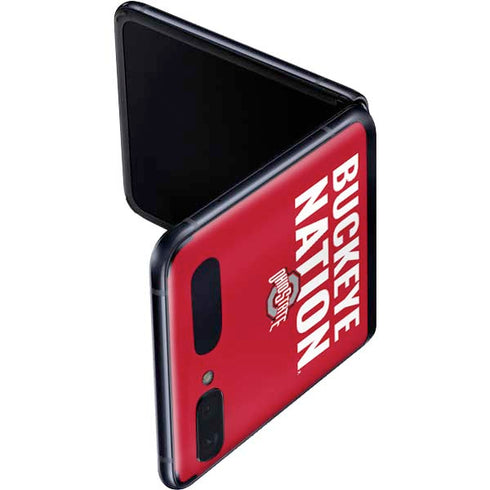 Ohio State University The Ohio State Buckeyes Galaxy Z Flip Skin