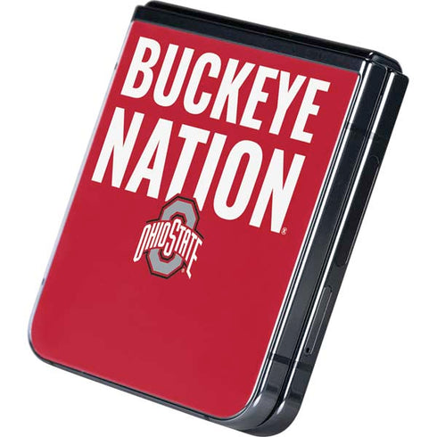 Ohio State University The Ohio State Buckeyes Galaxy Z Flip5 5G Skin