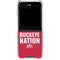 Ohio State University The Ohio State Buckeyes Galaxy Z Flip6 Clear Case