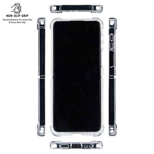 Ohio State University The Ohio State Buckeyes Galaxy Z Flip6 Clear Case