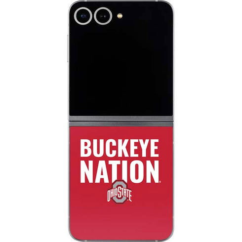 Ohio State University The Ohio State Buckeyes Galaxy Z Flip6 Skin
