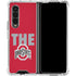 Ohio State University The Ohio State Buckeyes Galaxy Z Fold4 5G Clear Case