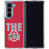 Ohio State University The Ohio State Buckeyes Galaxy Z Fold5 5G Clear Case